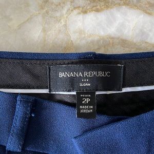 Banana Republic Navy Sloan pants size 2P